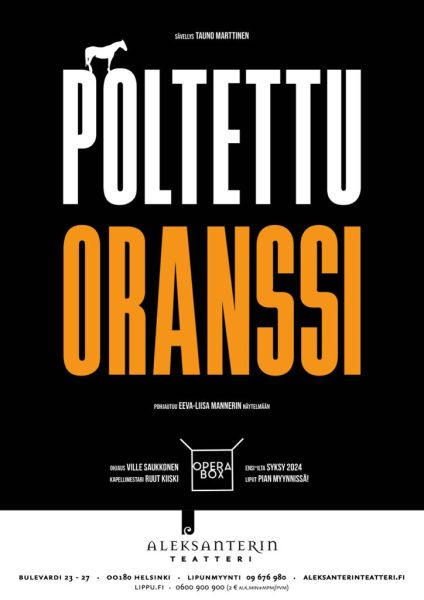 Tauno Marttinen - Poltettu oranssi 2024 (Opera Box)